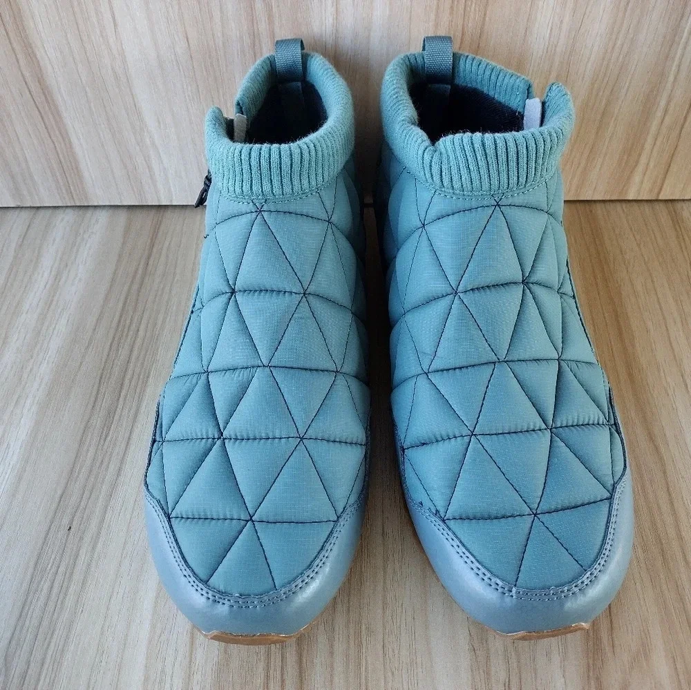 Teva Ember Mid Quilted Sneaker Boots Mens Size 13 EUR 47 Sage Brush Blue Nylon